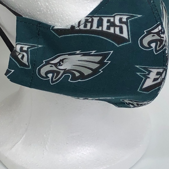 EAGLES Football 100% Cotton Face Mask~New! - Picture 6 of 13